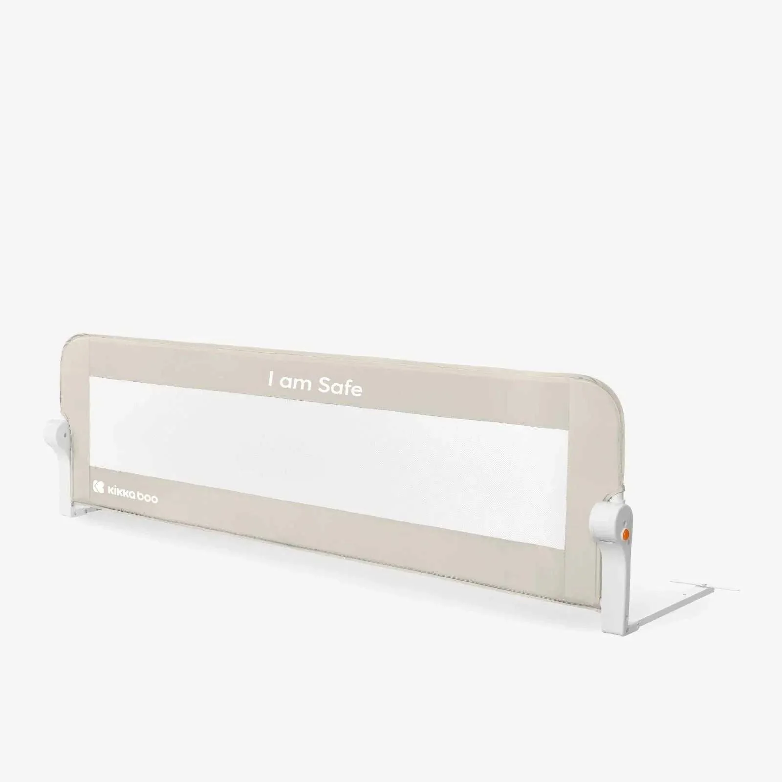 KikkaBoo® Bed rail I am Safe 150cm Beige