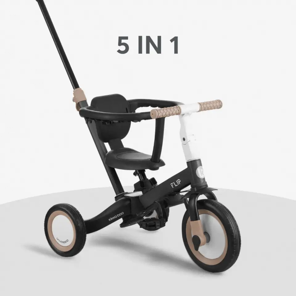 KikkaBoo® Tricycle 5in1 Flip Beige - Image 3