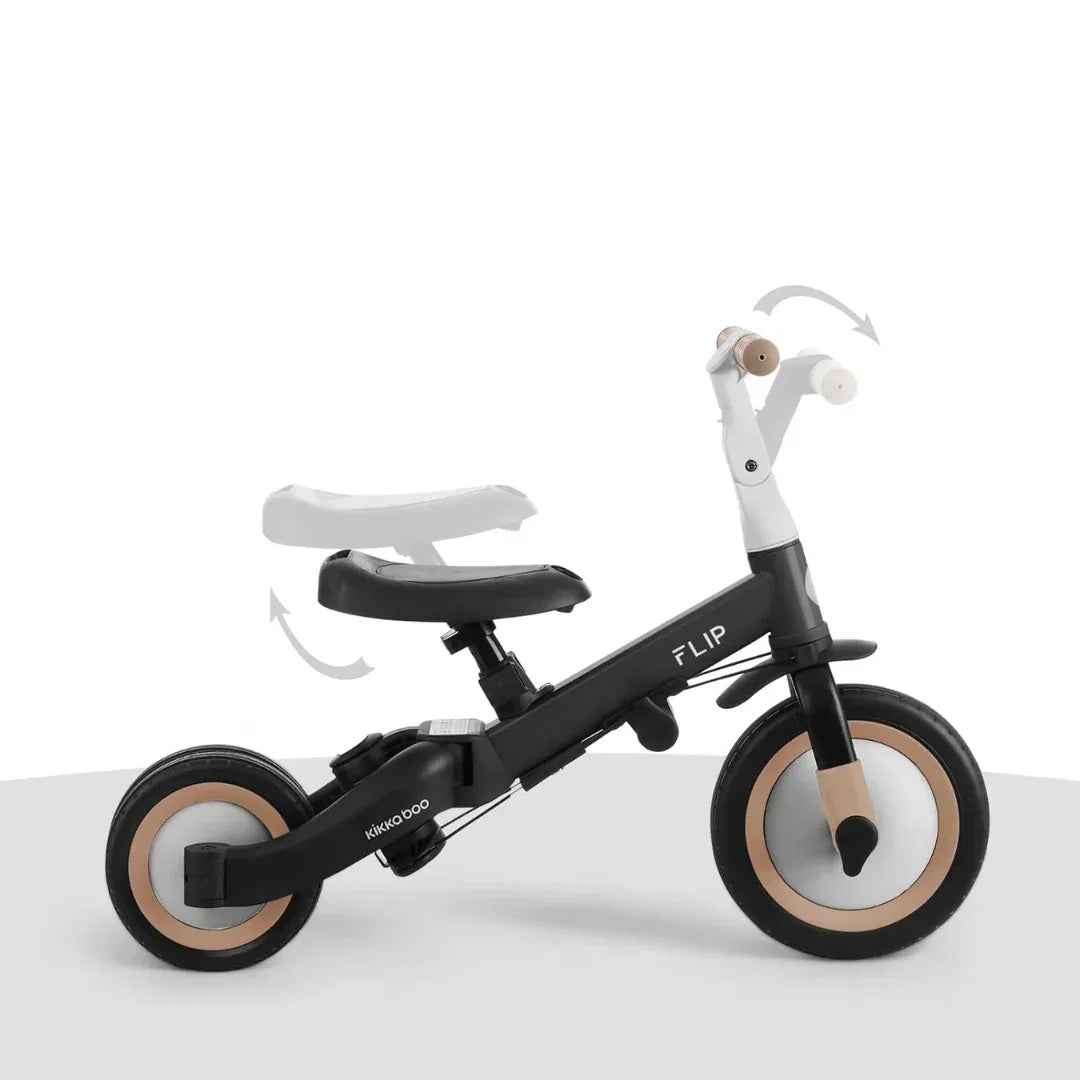 KikkaBoo® Tricycle 5in1 Flip Black - Image 4