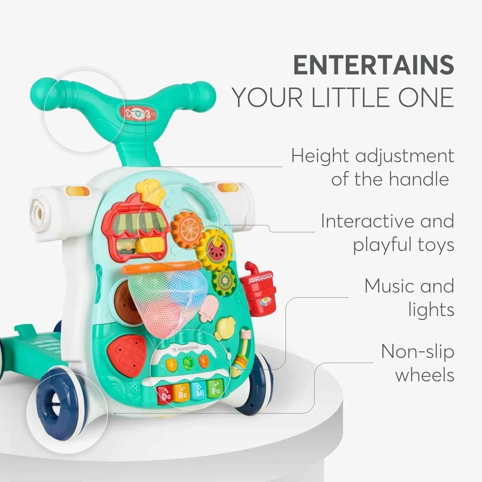 KikkaBoo® Walker 4in1 Sweet Escape Mint - Image 4