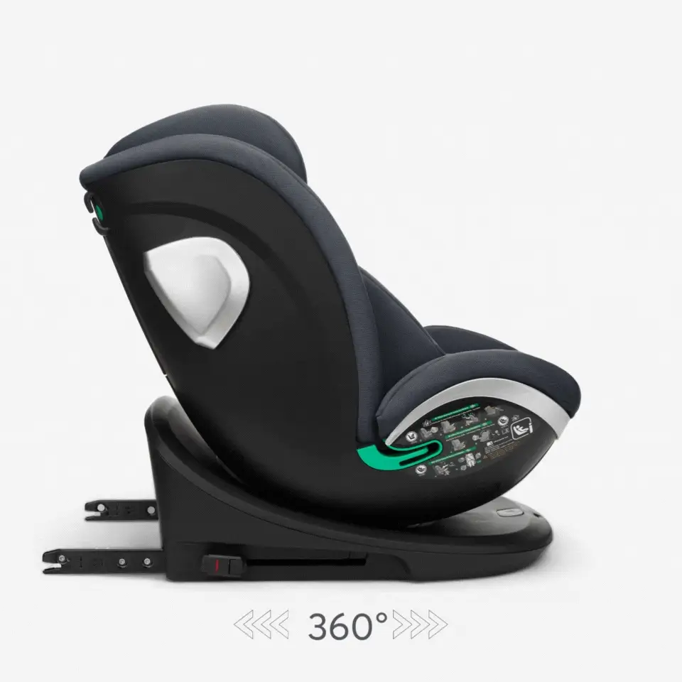 KikkaBoo® Car seat 360° i-Drive i-SIZE (40-150 cm) Light Grey - Image 3