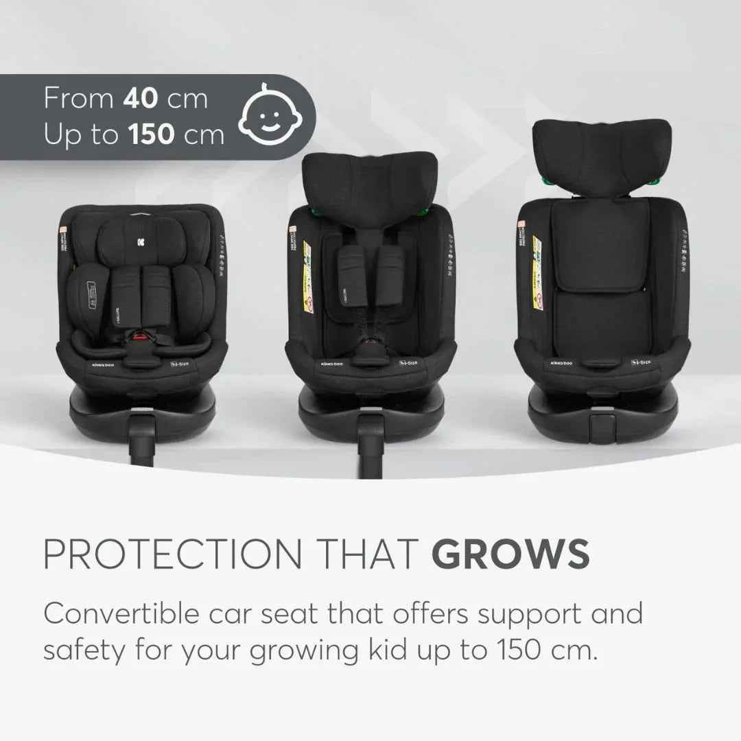 KikkaBoo® Car seat 360 i-Secure i-SIZE (40-150 cm) Black - Image 8