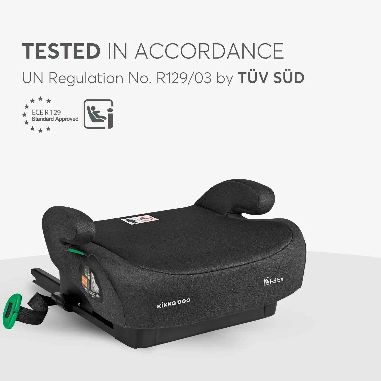 KikkaBoo® Car seat i-Tip i-SIZE (125-150 cm) Black - Image 6