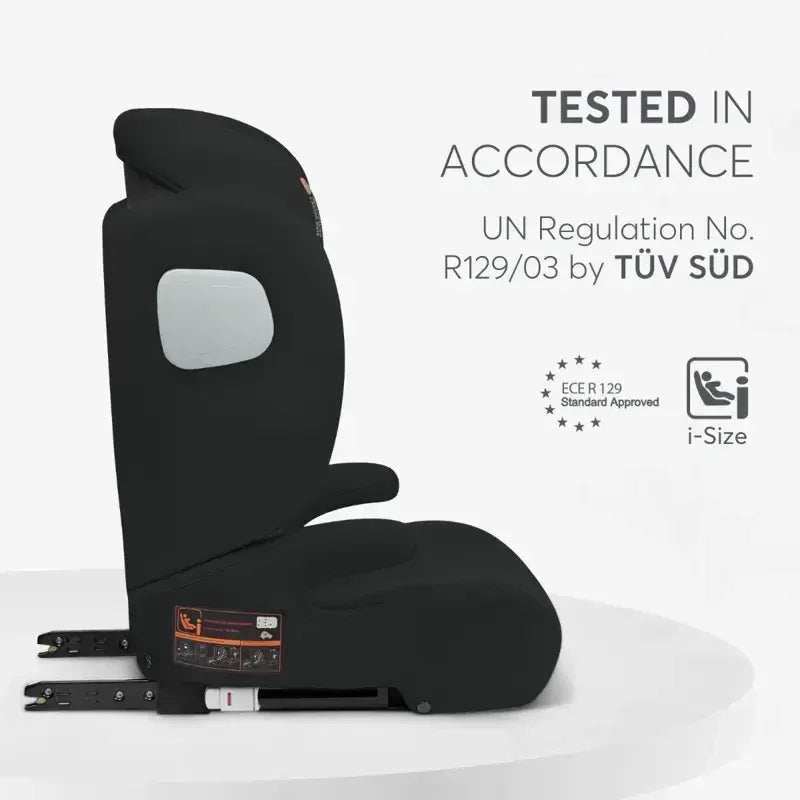 KikkaBoo® Car seat i-Track i-SIZE (100-150 cm) Brown - Image 5