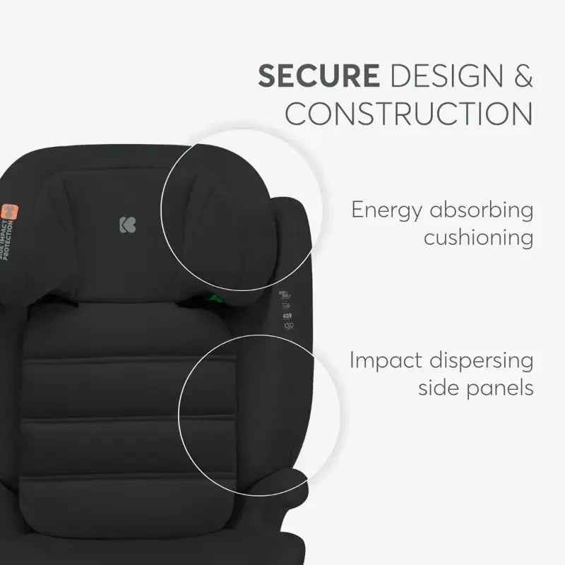 KikkaBoo® Car seat i-Track i-SIZE (100-150 cm) Brown - Image 7