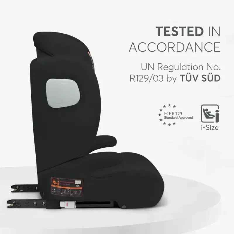 KikkaBoo® Car seat i-Track i-SIZE (100-150 cm) Dark Grey - Image 6
