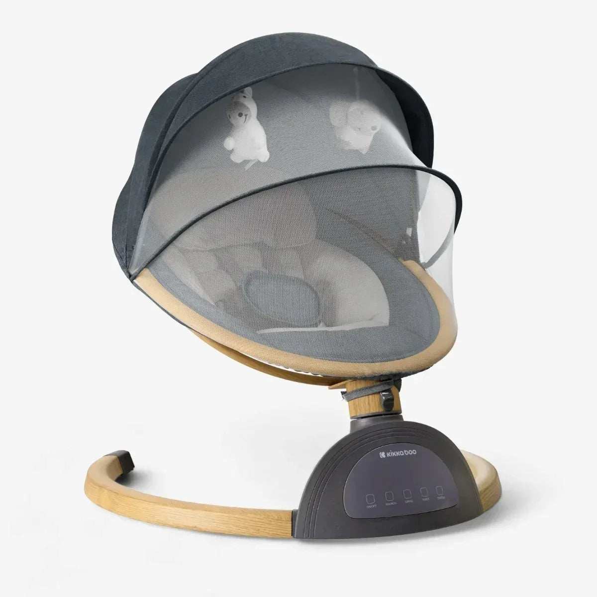KikkaBoo® Electrical side-to-side swing Ashlee Dark Grey