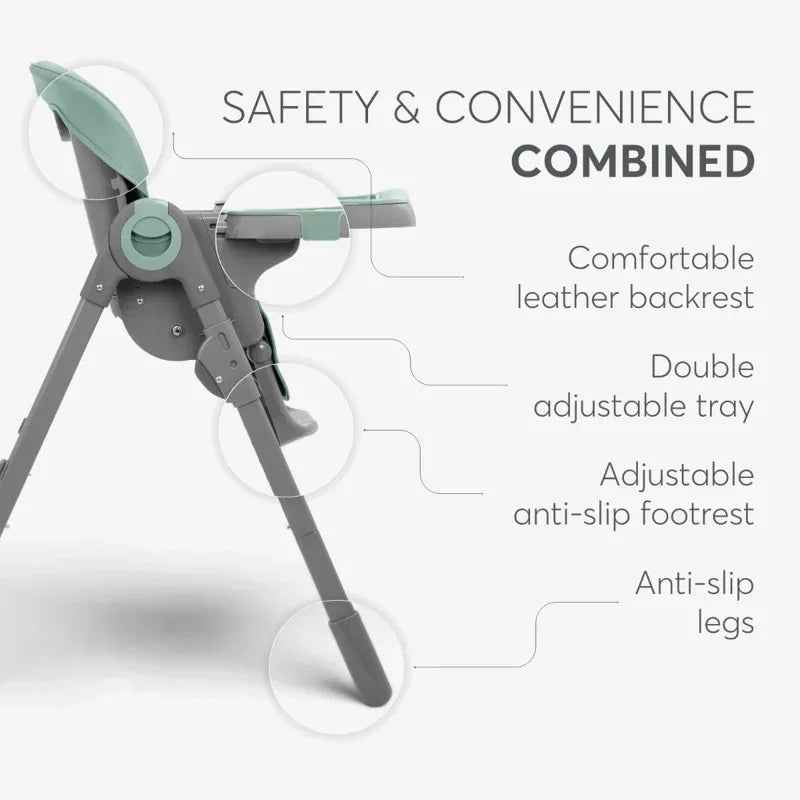 KikkaBoo® Highchair Comfy+ Mint - Image 8