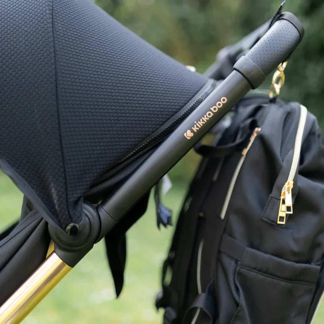 KikkaBoo® Mama bag Siena Black & Gold 2025 - Image 13