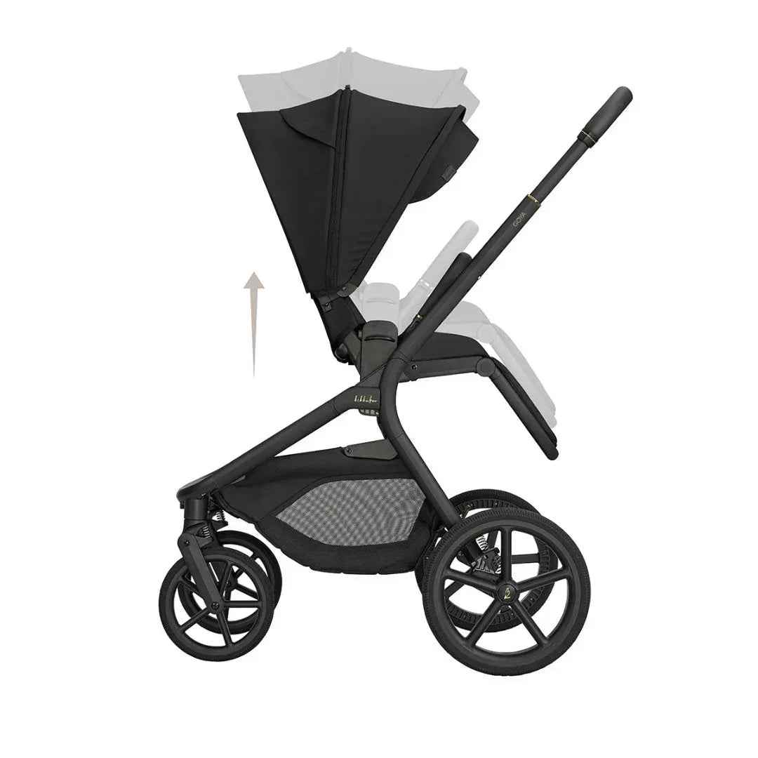 KikkaBoo® Platinum 2in1 Stroller Goya Noir - Image 12