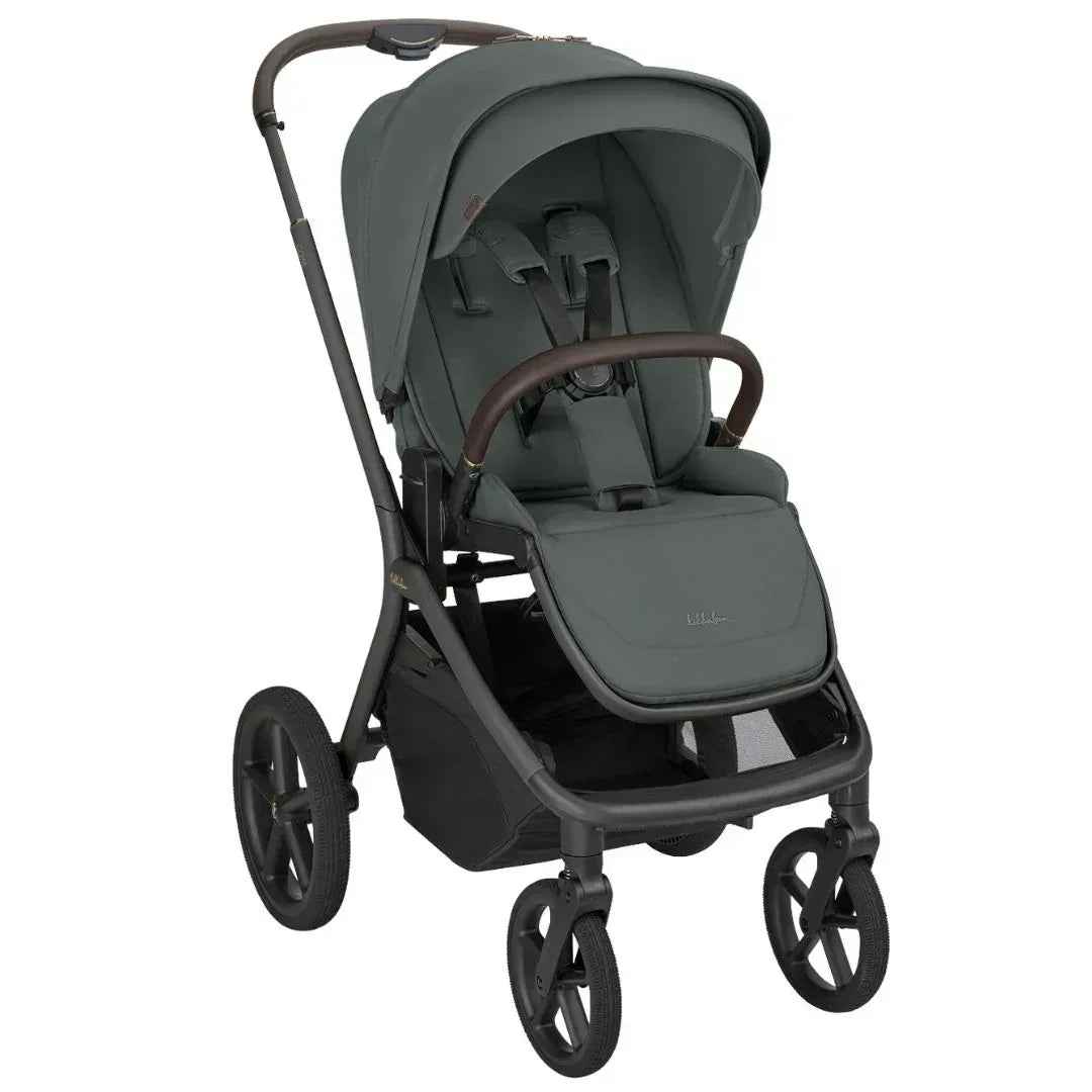 KikkaBoo® Platinum 4in1 Stroller Goya Olive + i-Class i-SIZE Car Seat (40-87 cm) Noir + i-Class 360 Rotating Isofix Base - Image 5