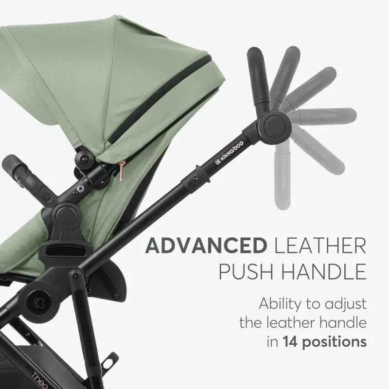 KikkaBoo® Stroller 2in1 with carrycot Thea Black - Image 10