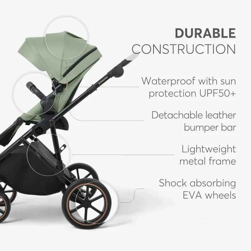KikkaBoo® Stroller 2in1 with carrycot Thea Grey - Image 23
