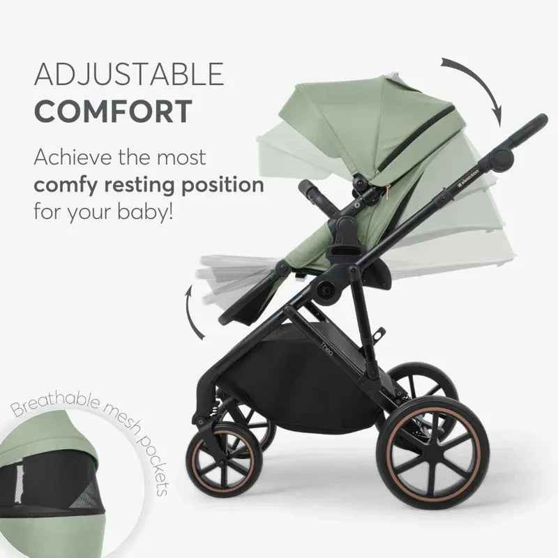 KikkaBoo® Stroller 2in1 with carrycot Thea Grey - Image 26