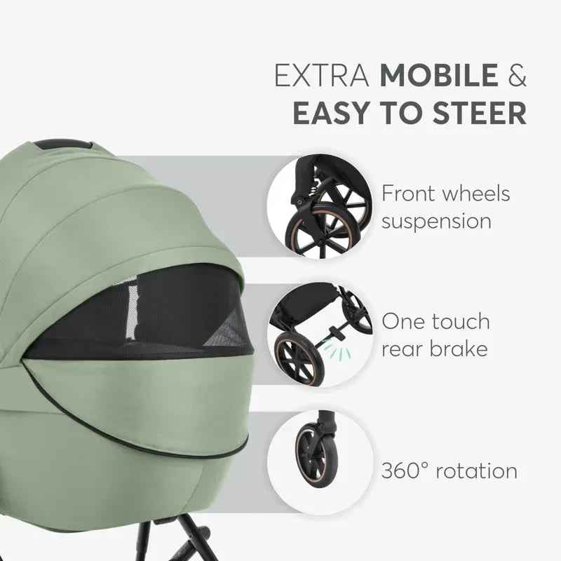 KikkaBoo® Stroller 2in1 with carrycot Thea Grey - Image 28