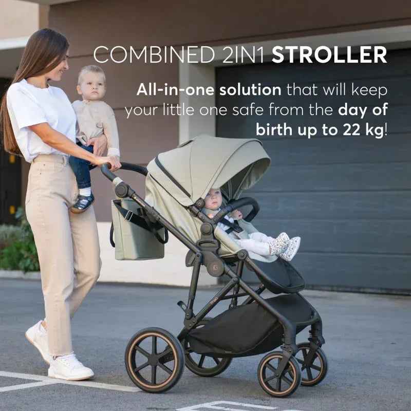 KikkaBoo® Stroller 2in1 with carrycot Thea Grey - Image 29
