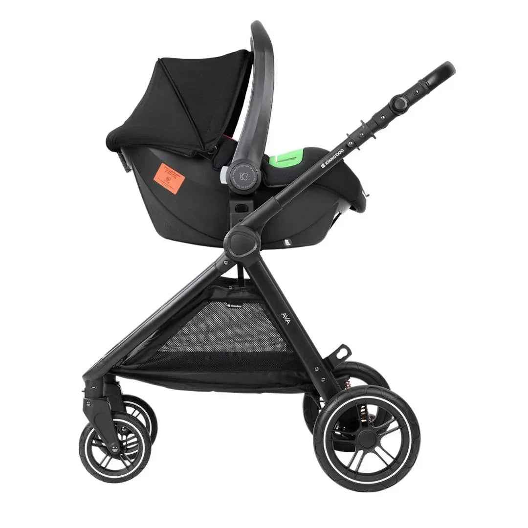 KikkaBoo® Stroller with carrycot 3v1 Ava Black - Image 14