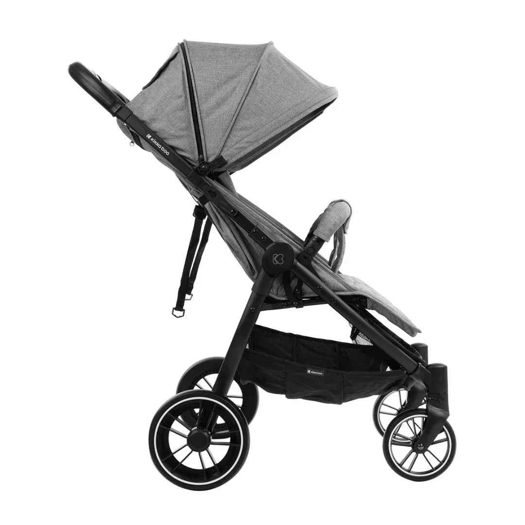 KikkaBoo® Twin stroller Happy 2 Light Grey - Image 2