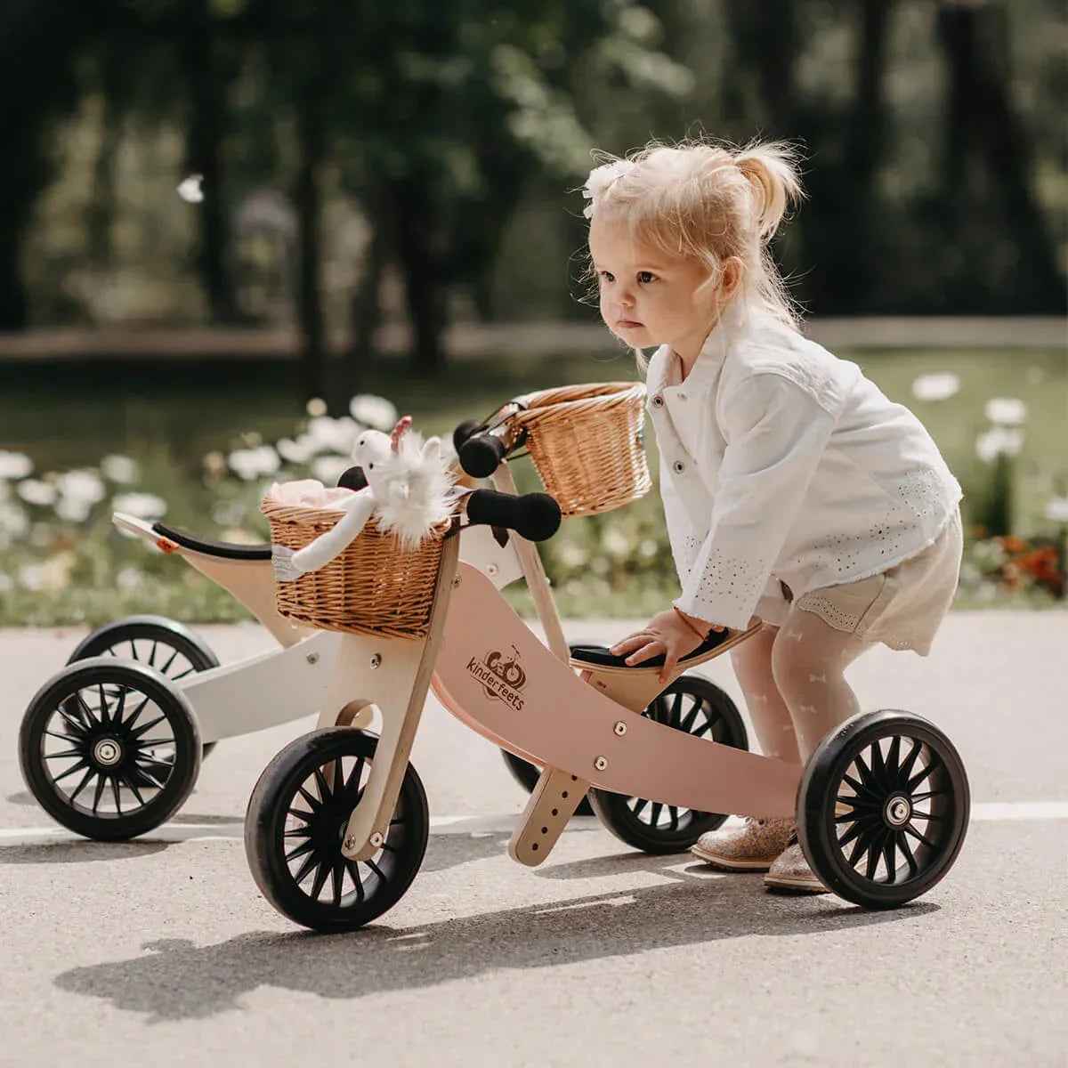 Kinderfeets® Balance Bike Tiny Tot Plus 2in1 Rose - Image 7