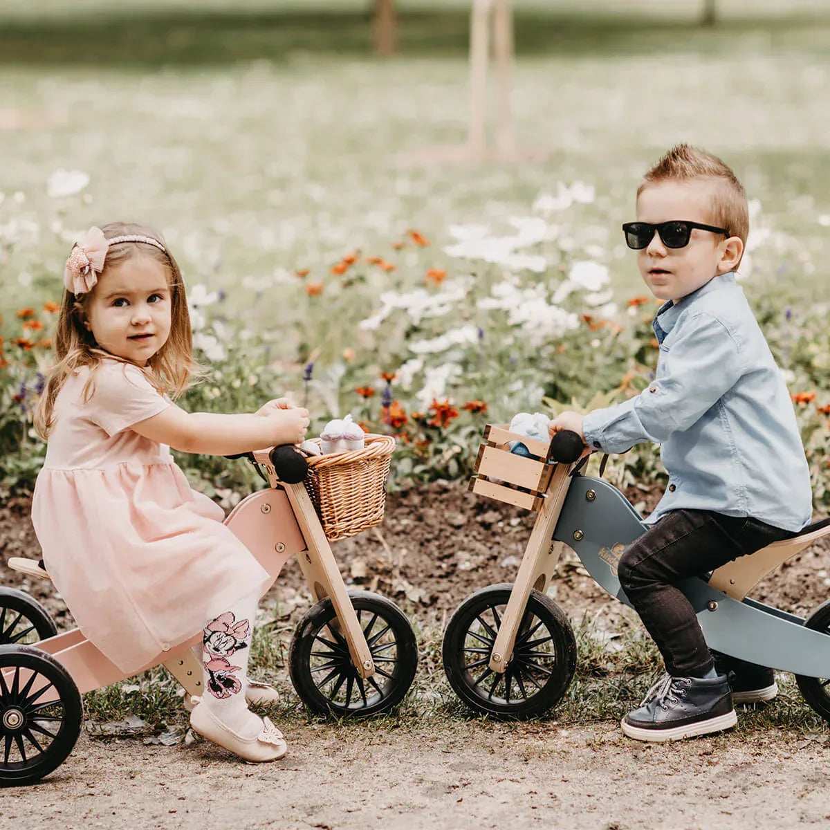 Kinderfeets® Balance Bike Tiny Tot Plus 2in1 Silver Sage - Image 5
