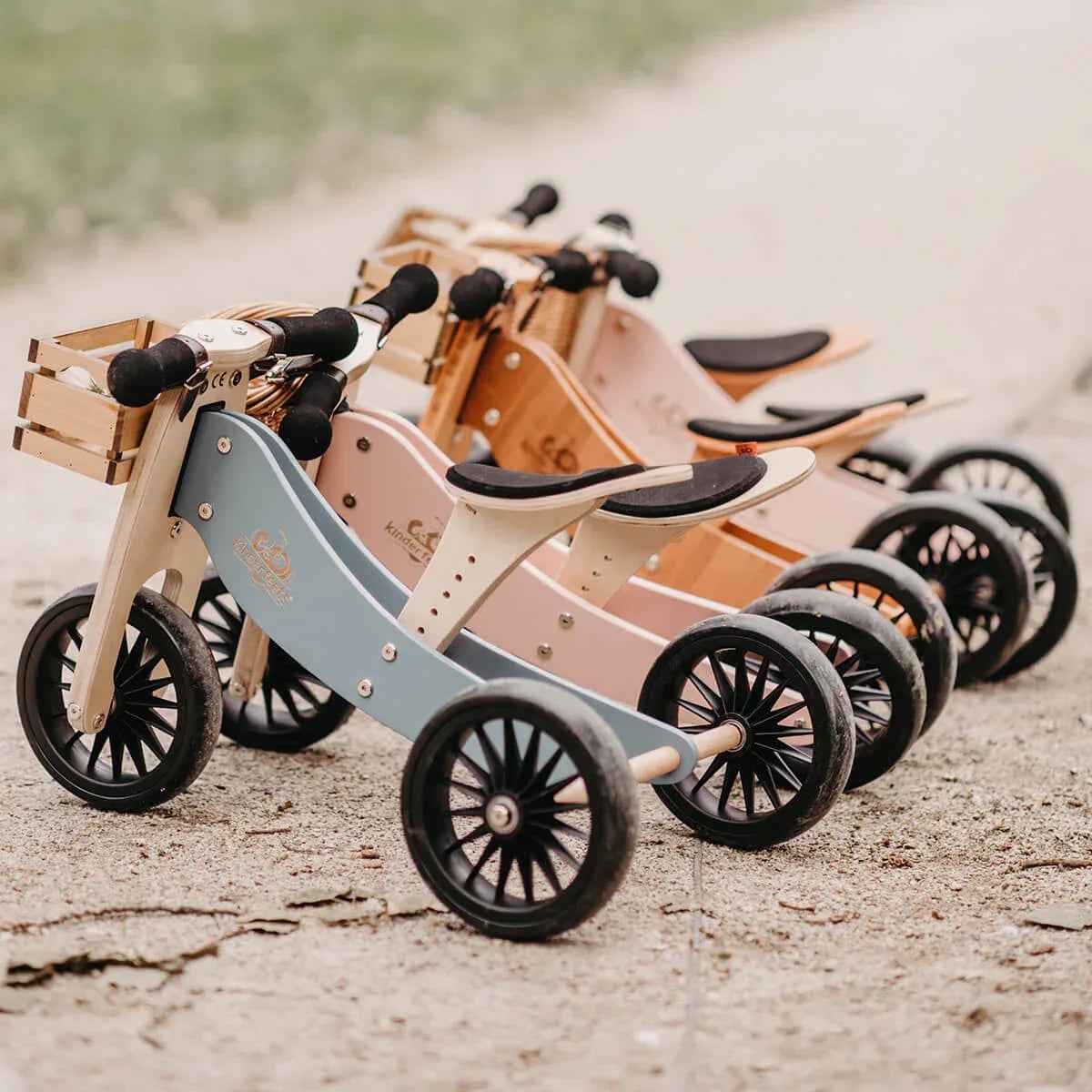 Kinderfeets® Balance Bike Tiny Tot Plus 2in1 Silver Sage - Image 7