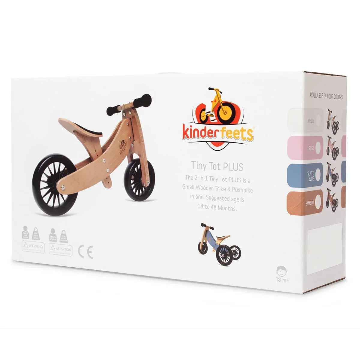 Kinderfeets® Balance Bike Tiny Tot Plus 2in1 Silver Sage - Image 8