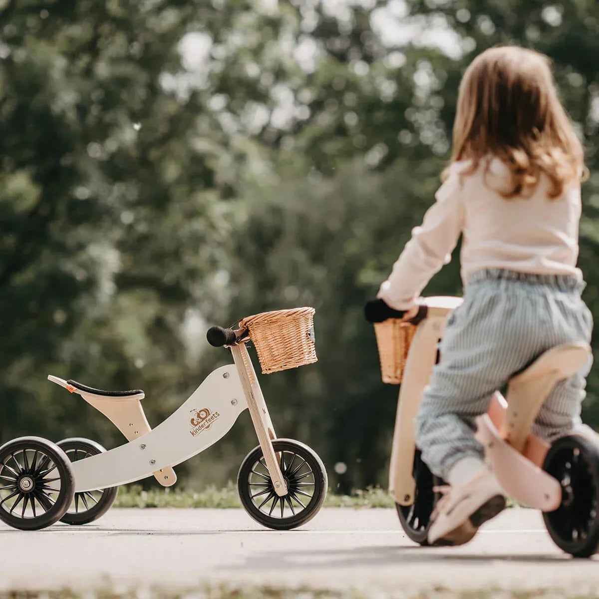 Kinderfeets® Balance Bike Tiny Tot Plus 2in1 White - Image 7