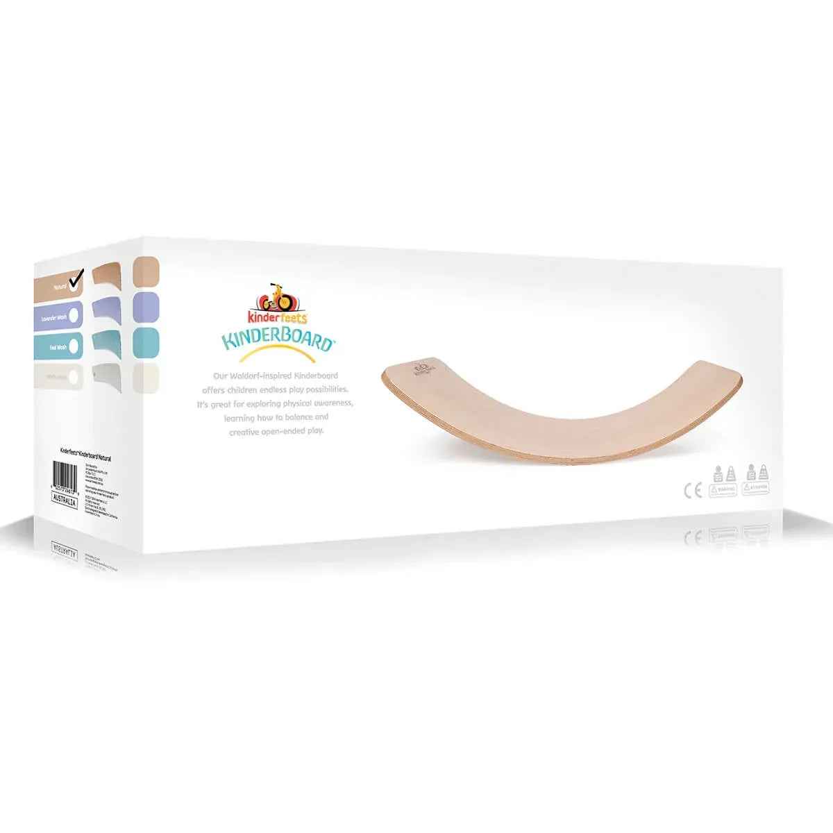 Kinderfeets® Kinderboard White Wash - Image 3