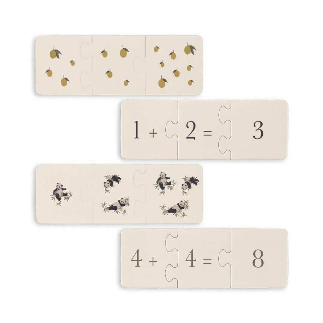 Konges Sløjd® Cardboard 3 Step Puzzle FSC Beige - Image 2