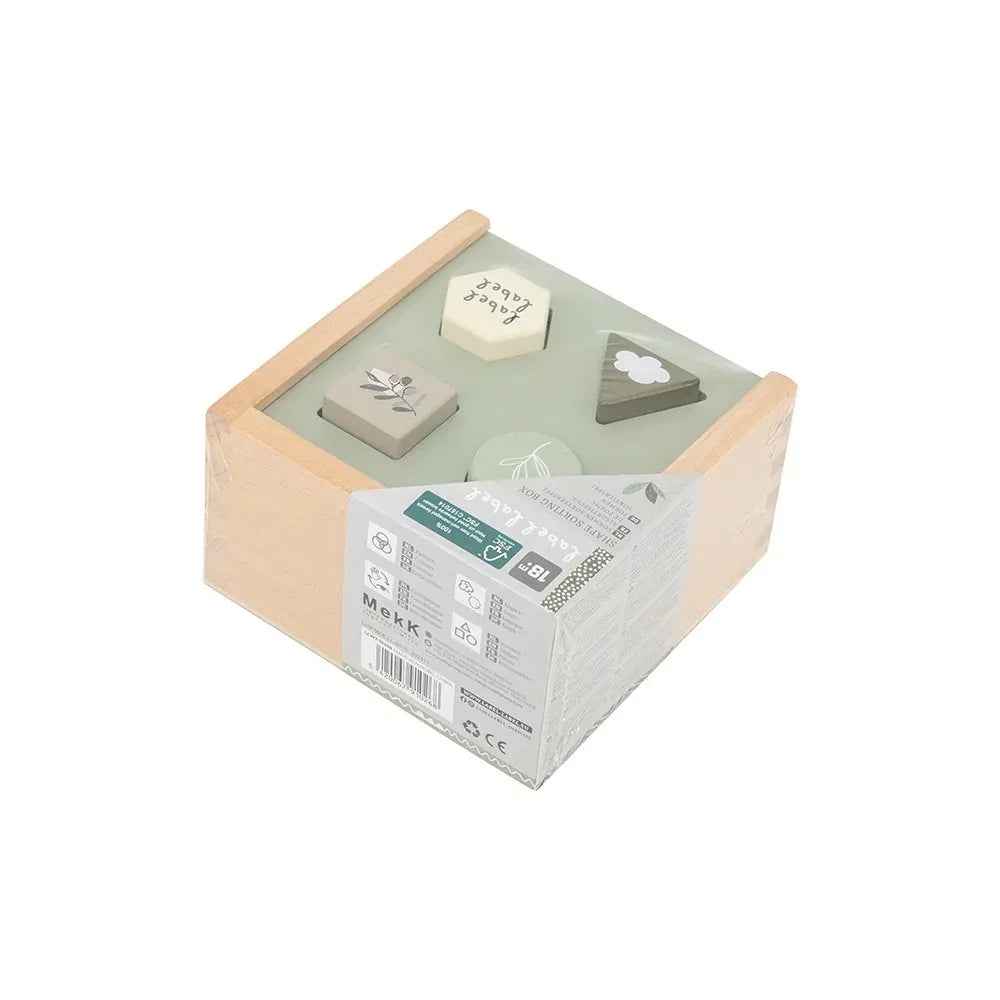 Label Label® Shape Sorting Box Olive Green - Image 3