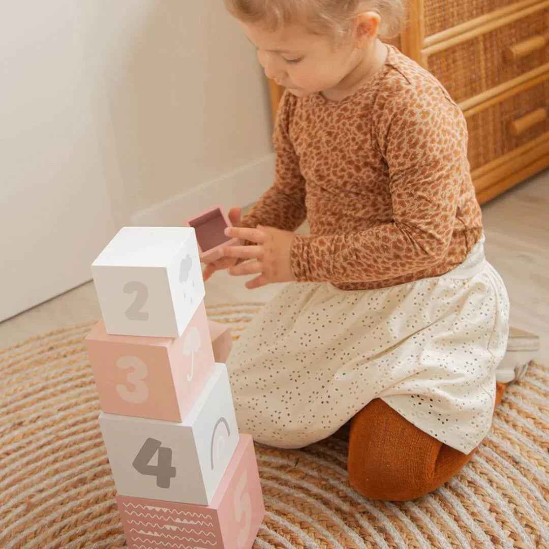Label Label® Stacking Stacking Blocks Numbers Pink - Image 5