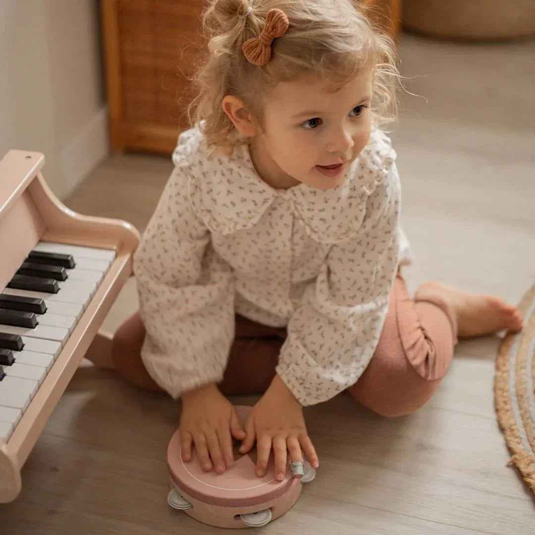 Label Label® Wooden Tambourine Pink