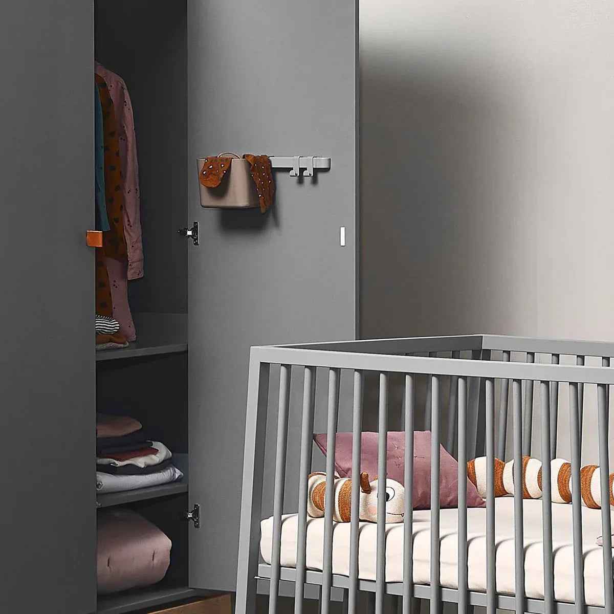Leander® Organizers 3 Pcs.  & 2 Pcs. Rack Short Dusty Grey - Image 3