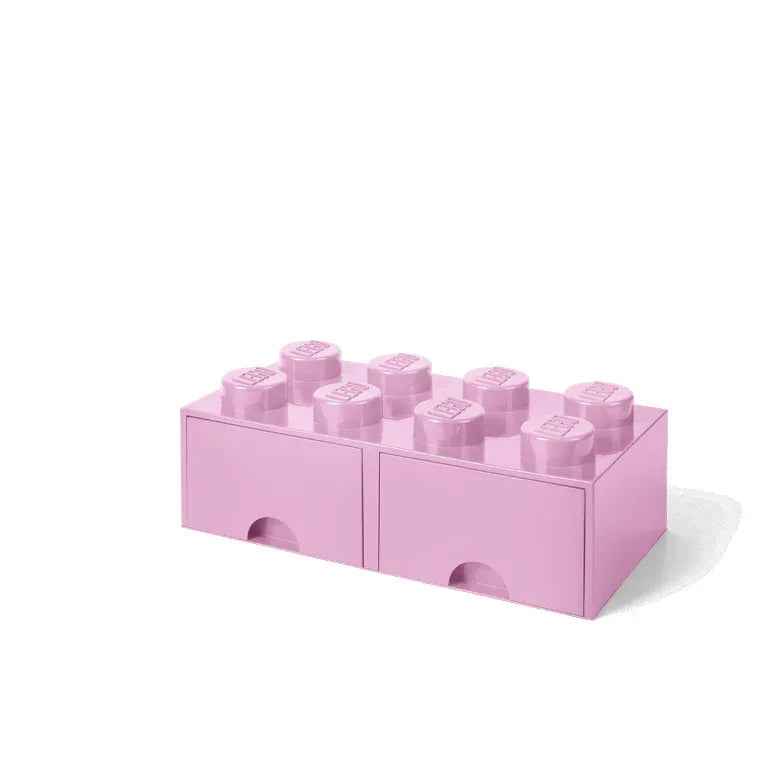 Lego® Storage Box with Drawers 8 Light Purple - Image 4