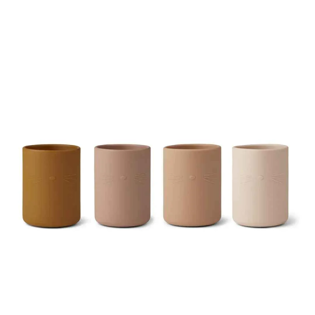 Liewood® Ethan Cup 4 Pack - Cat Multi Rose