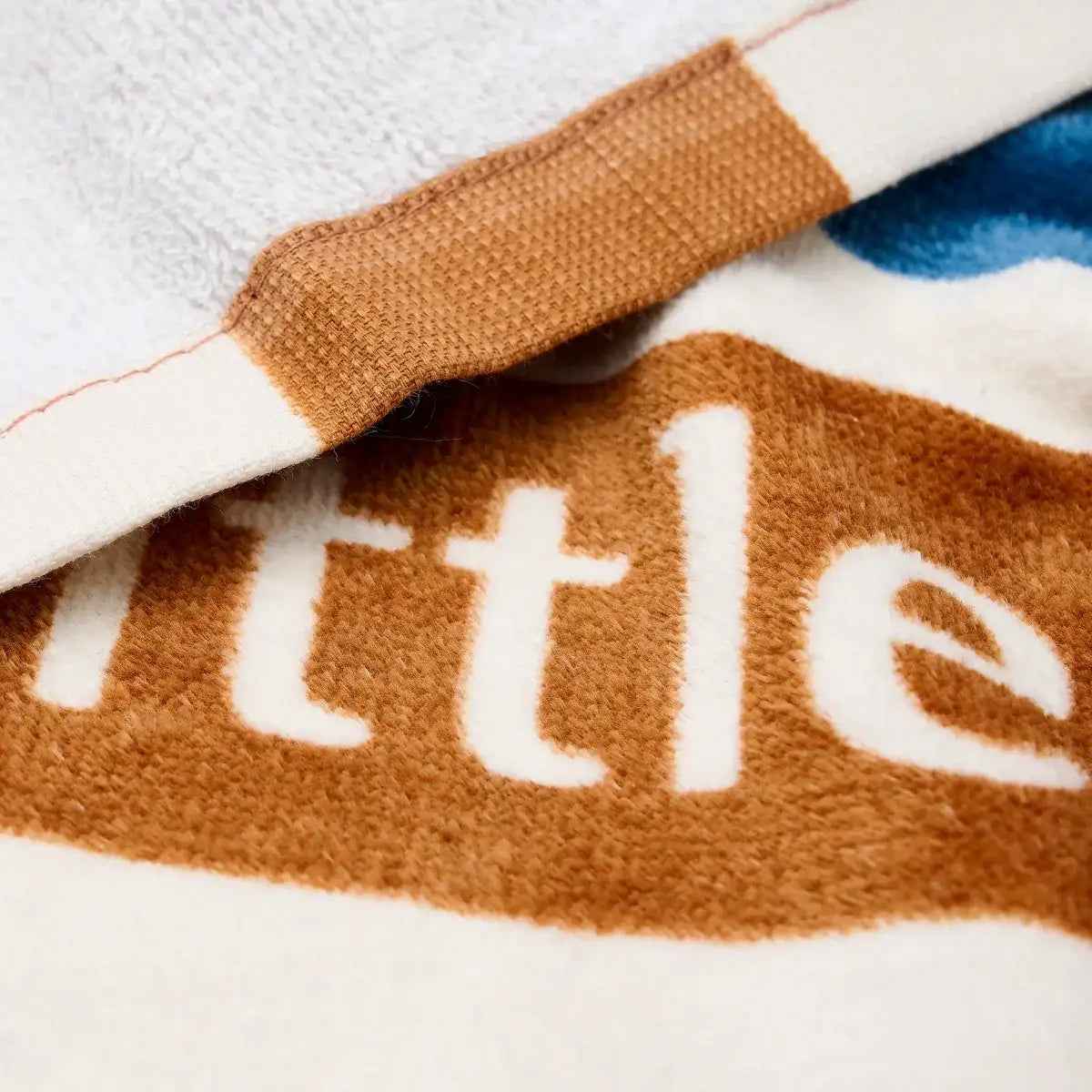 Little Dutch® Beach Towel Ocean World Brown Stripe - Image 3