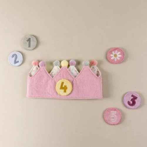 Little Dutch® Birthday crown with numbers Pink - Image 6