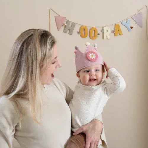 Little Dutch® Birthday crown with numbers Pink - Image 7