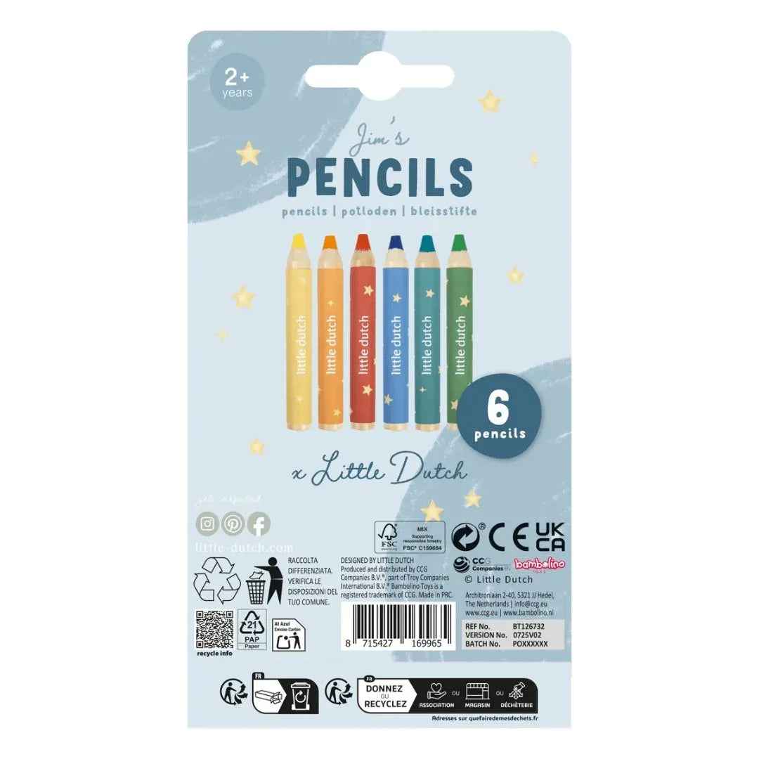 Little Dutch® Creative Crayons Jim & Friends - Image 3