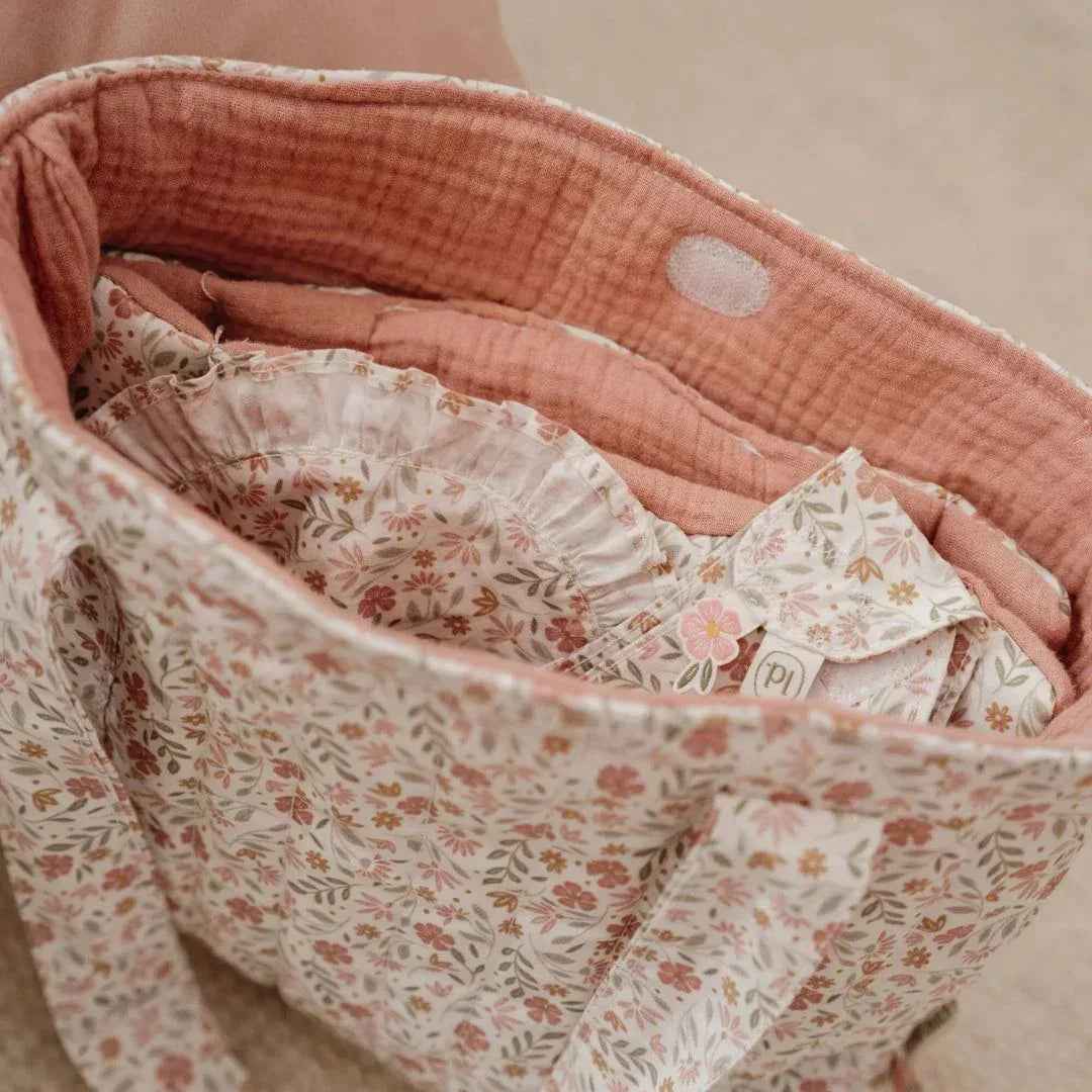 Little Dutch® Doll Changing Bag Soft Flowers - Image 3