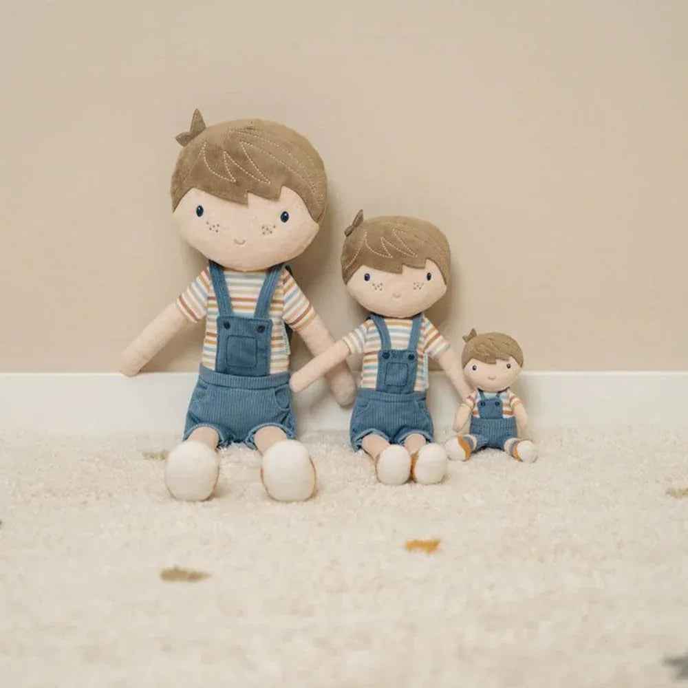 Little Dutch® Doll Jim - L (50 cm) Blue - Image 4