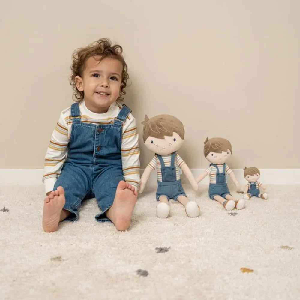 Little Dutch® Doll Jim - L (50 cm) Blue - Image 5
