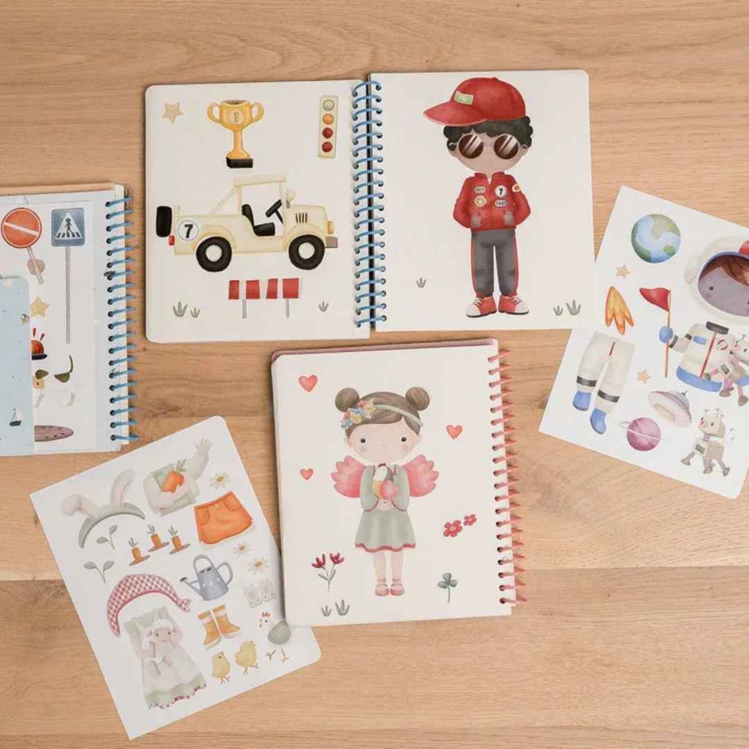 Little Dutch® Dress me up book Rosa & Friends - Image 7