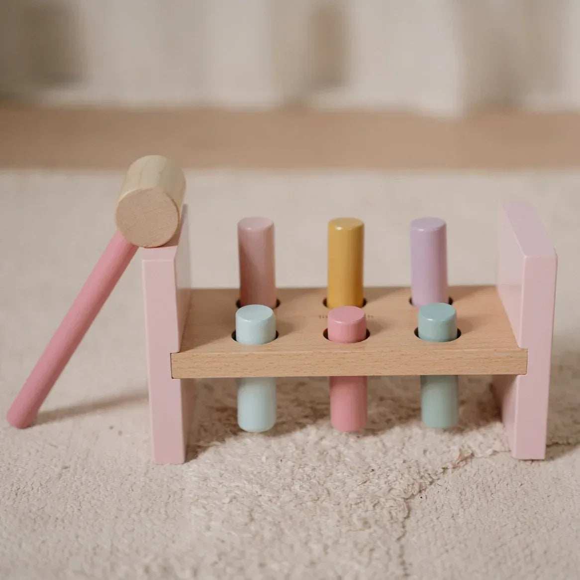 Little Dutch® Pounding Bench - Fairy Garden - Image 3