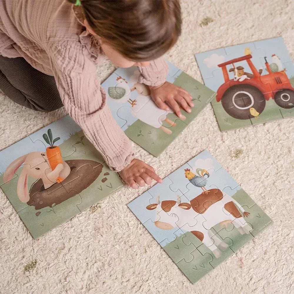 Little Dutch® Puzzle Little Farm 4in1 - Image 4