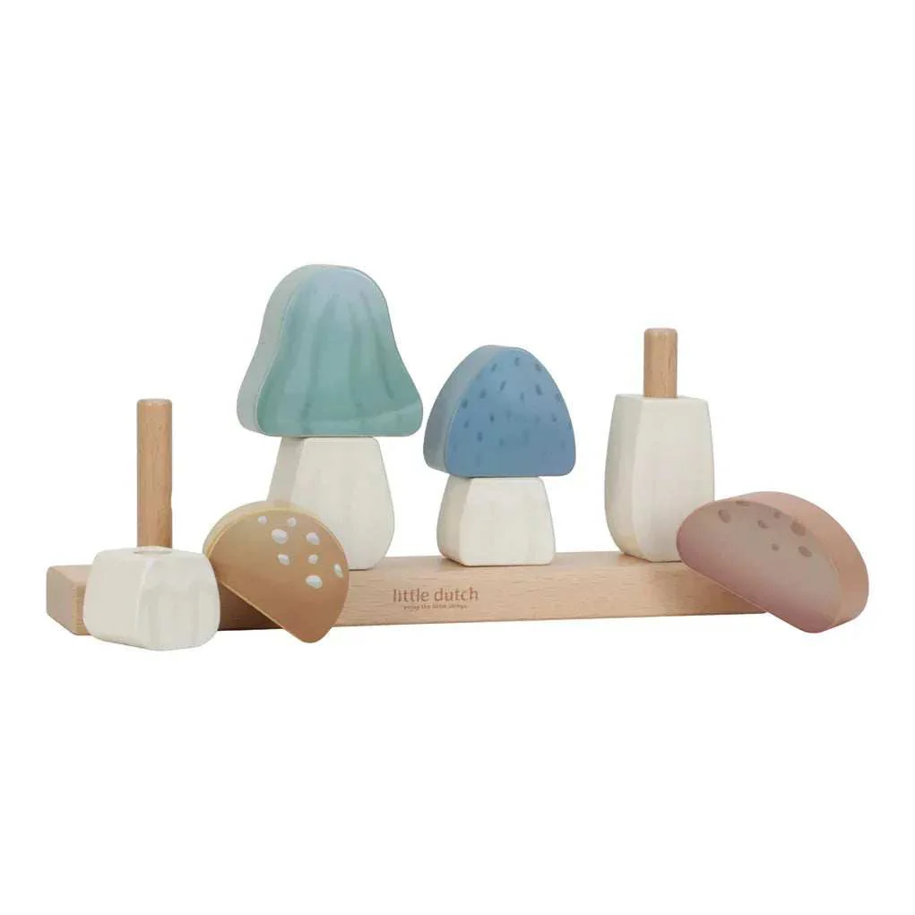 Little Dutch® Stacking Puzzle Flowers Fairy Garden FSC - Image 3