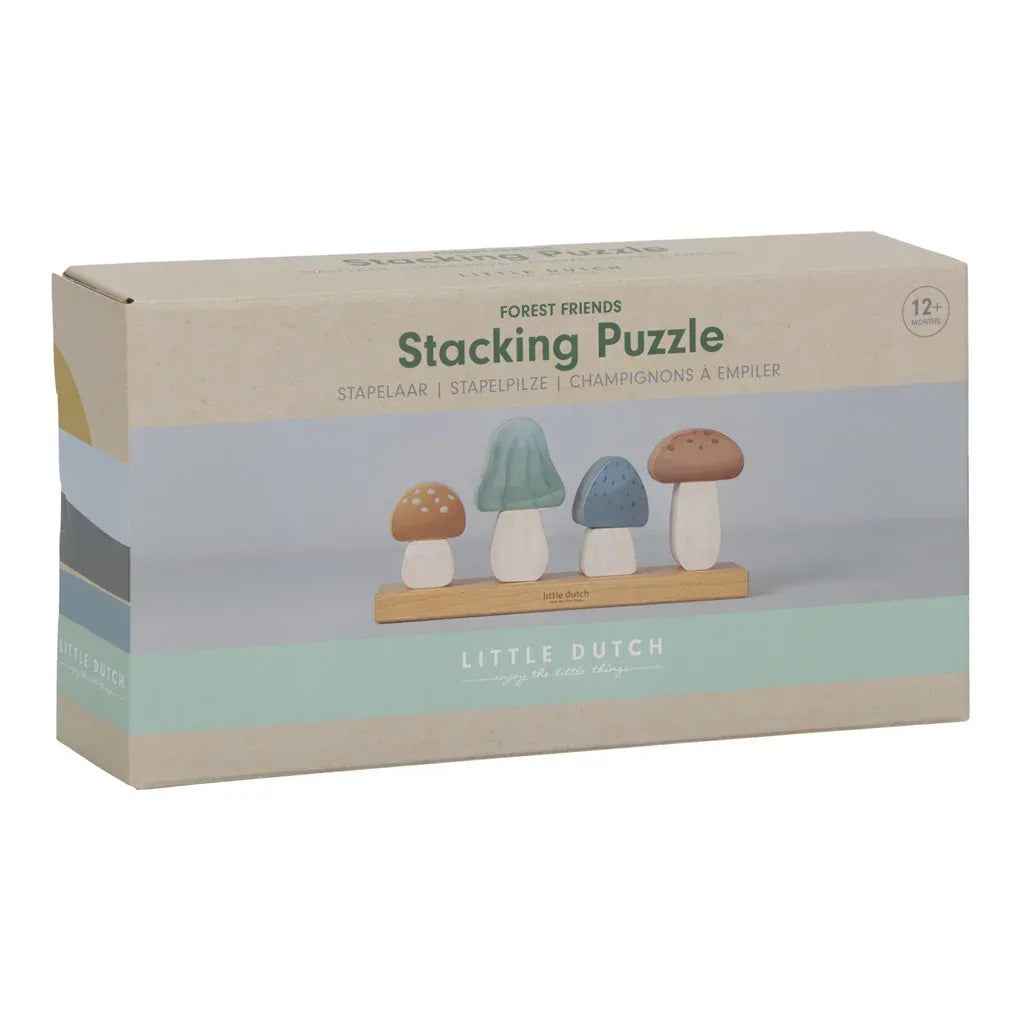 Little Dutch® Stacking Puzzle Flowers Fairy Garden FSC - Image 5