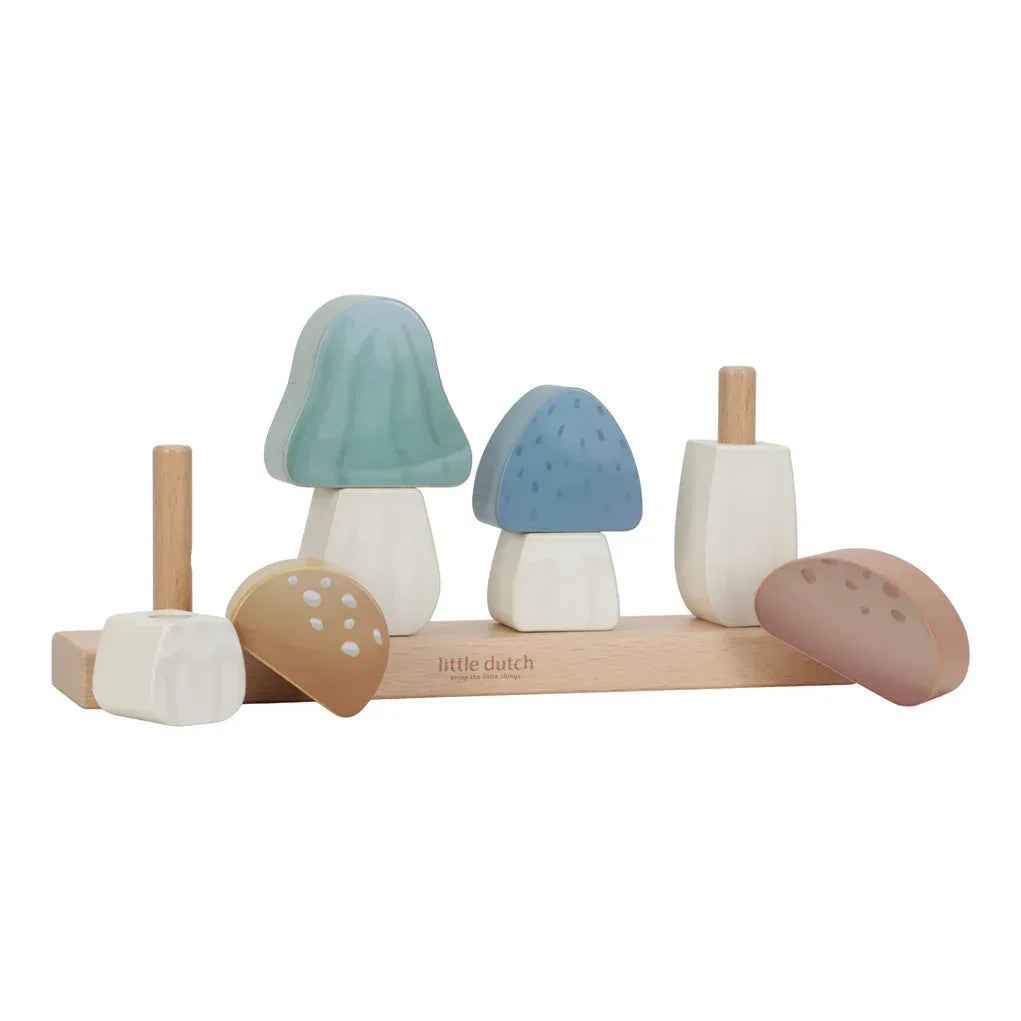 Little Dutch® Stacking Puzzle Mushrooms Forest Friends FSC