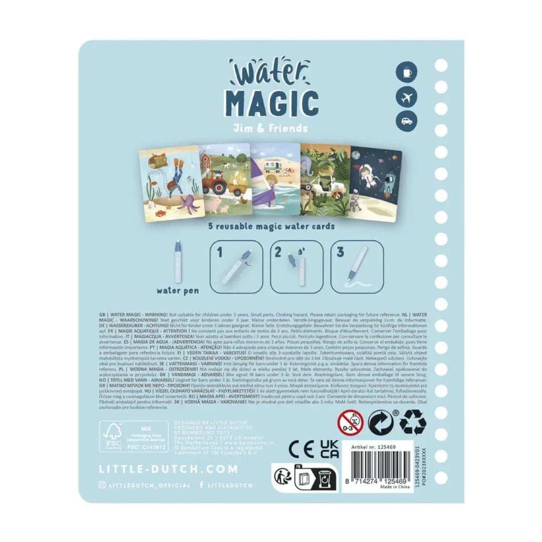 Little Dutch® Water magic book Jim & Friends - Image 3