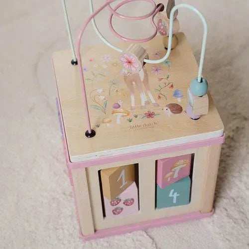 Little Dutch® Wooden activity cube - Fairy Garden - Image 5